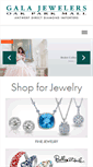 Mobile Screenshot of galajewelers.com